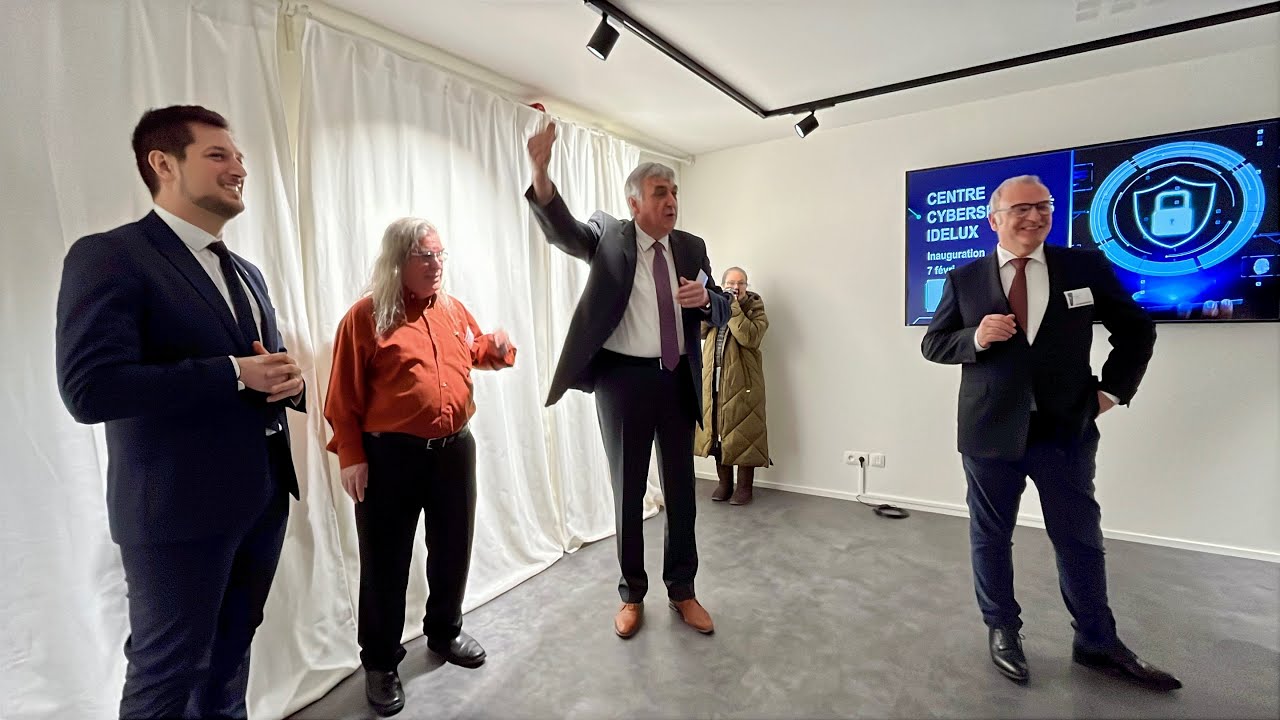 Inauguration du Centre Cybersécurité IDELUX, un moment historique pour notre intercommunale