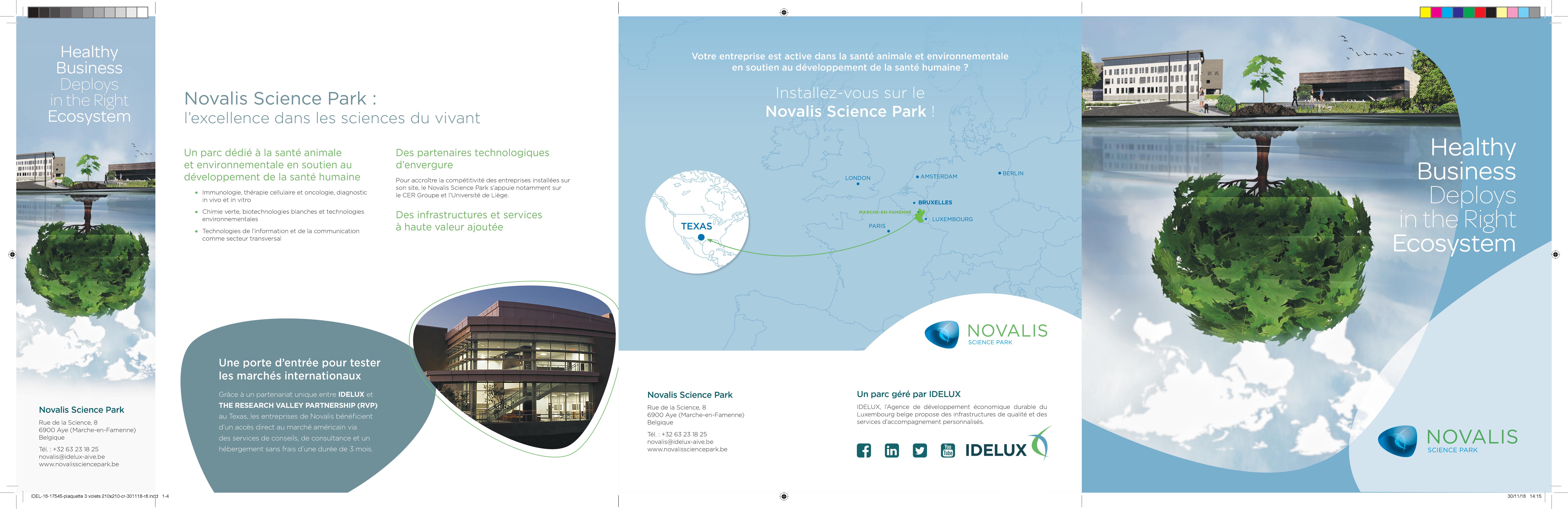 laquette Novalis parc scientifique