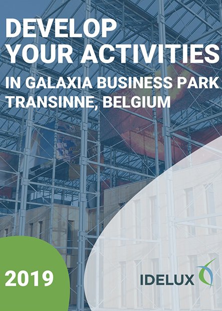 Galaxia Business Park, centre spatial belge avec support, incubateur, etc.