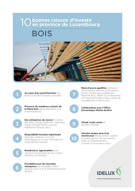 Le secteur bois, quels atouts ?