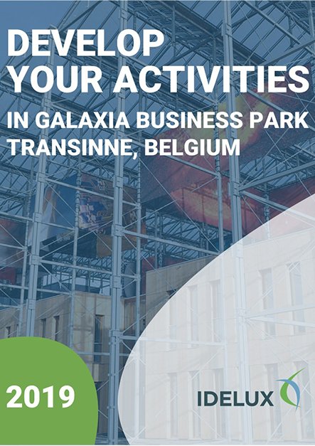 Galaxia Business Park, centre spatial belge avec support, incubateur, etc.