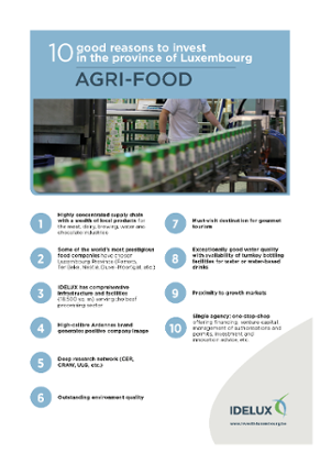 Agri-food, what advantages ?