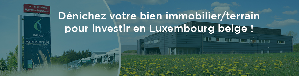 Bien immobilier - terrain pour investir en Luxembourg belge