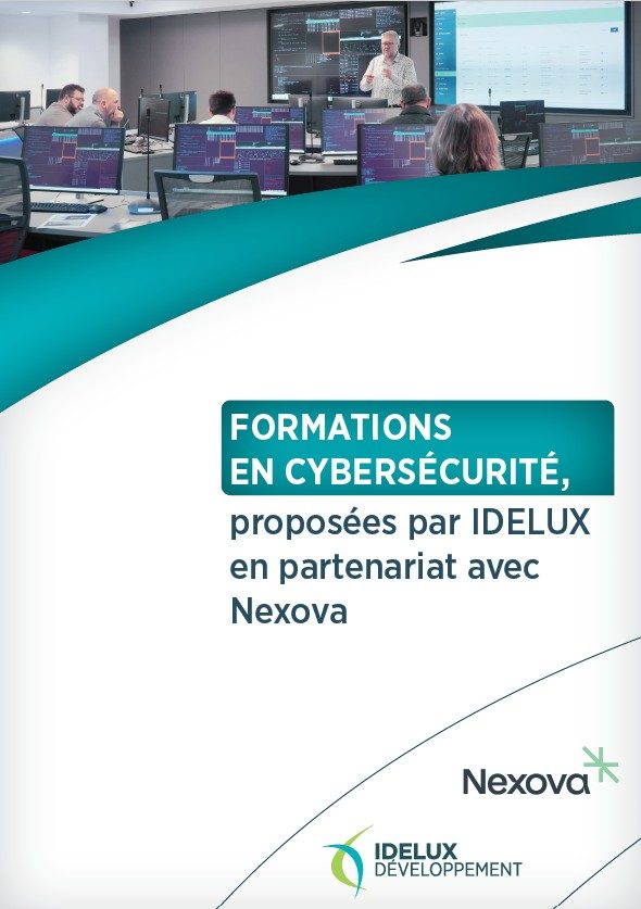 Formations en cybersécurité, proposées par IDELUX en partenariat avec Nexova